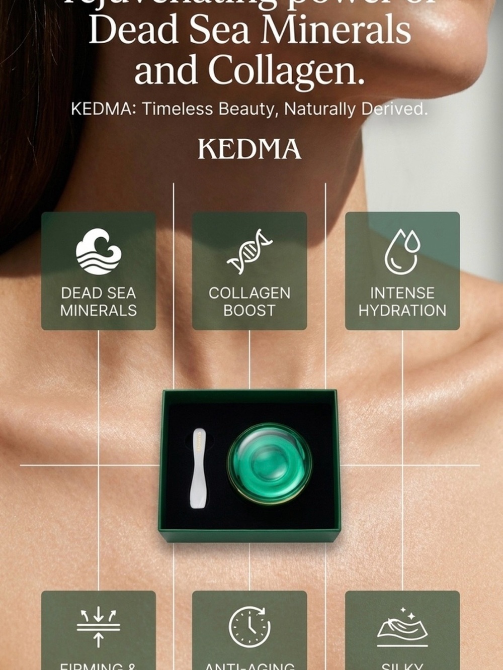 Green Jar Collagen Eye Cream - Intense Hydration (Green)